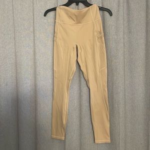 Tan Fabletics workout / yoga pants Size XS